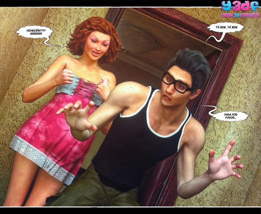 Incrível Foda com a Mãe em 3D: Quadrinhos Pornô de Sexo Explícito e Proibido
