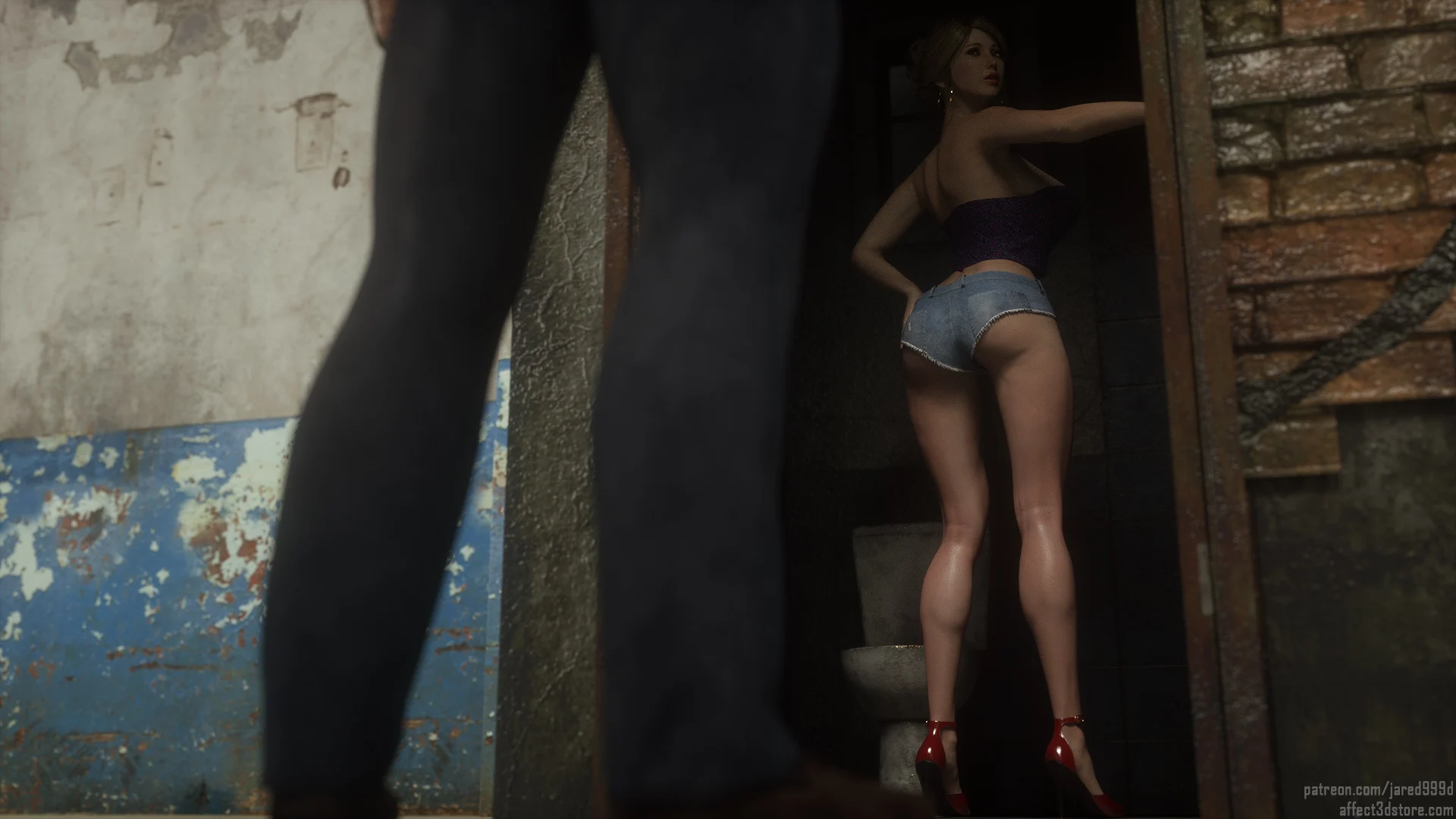 Traição Inter-Racial: Foda Brutal em HQ 3D com Cenas Explícitas de Puta Safada
