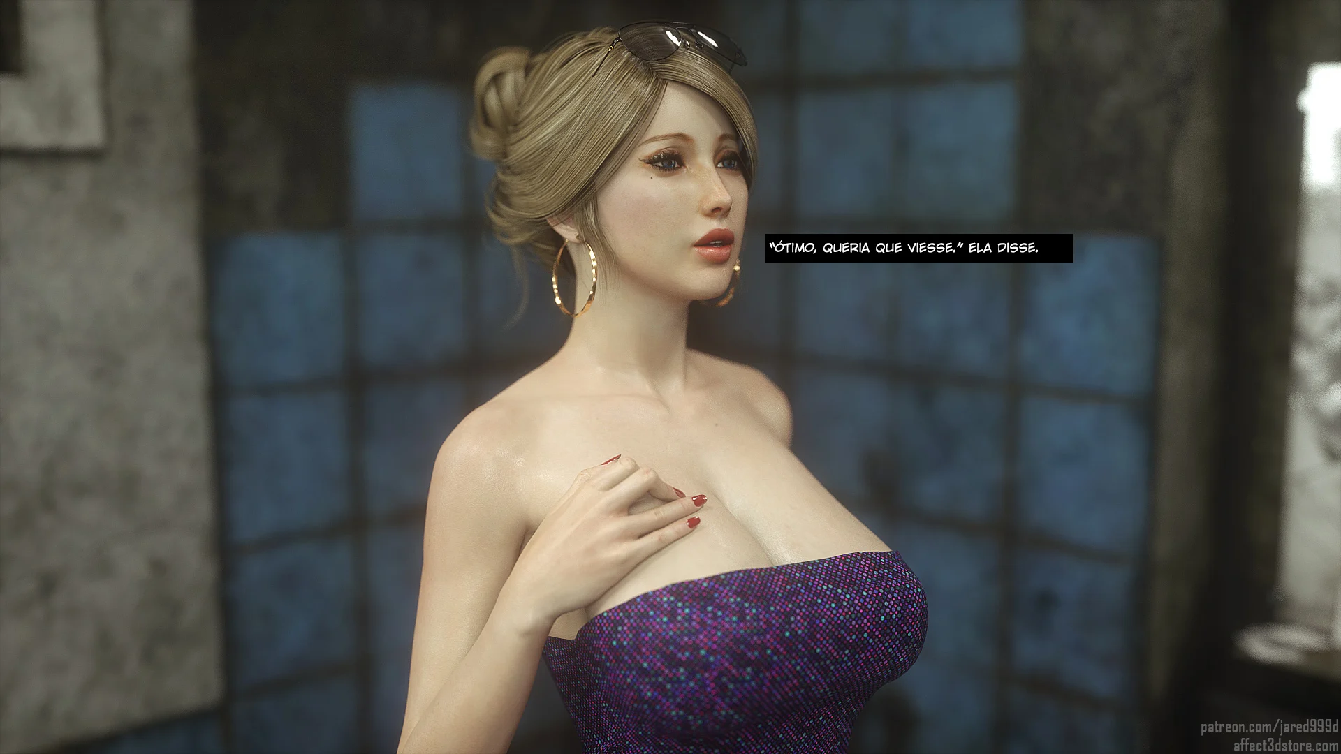 Traição Inter-Racial: Foda Brutal em HQ 3D com Cenas Explícitas de Puta Safada