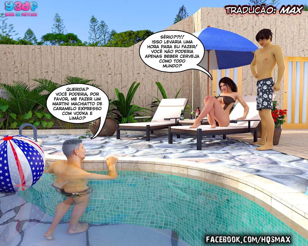 Família em Suruba Agressiva: Foda Brutal nos Quadrinhos de Sexo 3D