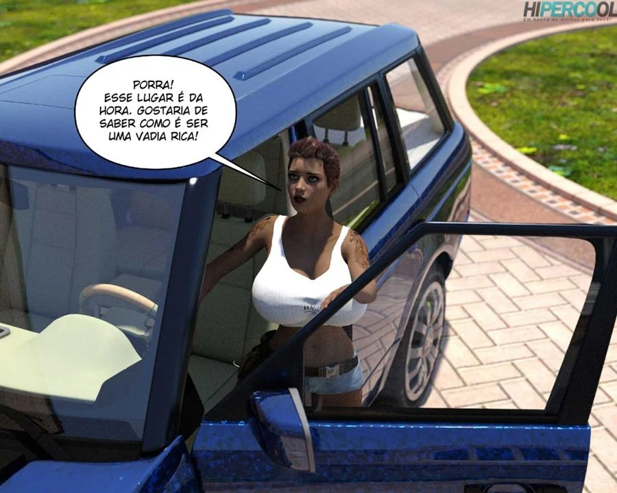 Travesti Amador Fode Buceta no Hentai Mais Quente - HQ Erótica Explícita