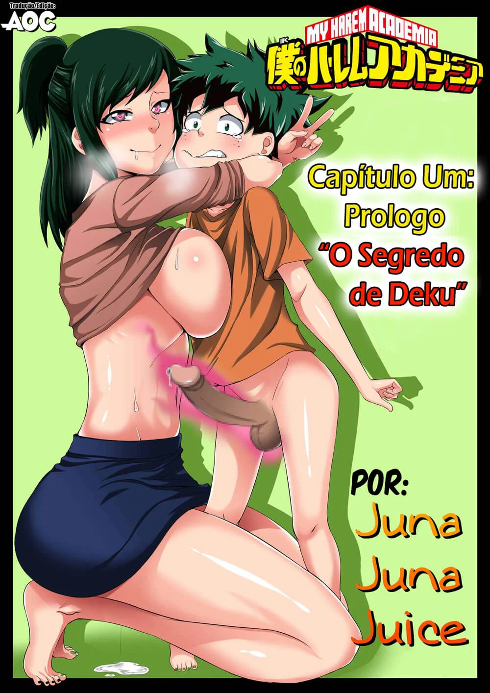 Sexo Proibido com os Heróis: Quadrinhos Eróticos de My Hero Academia