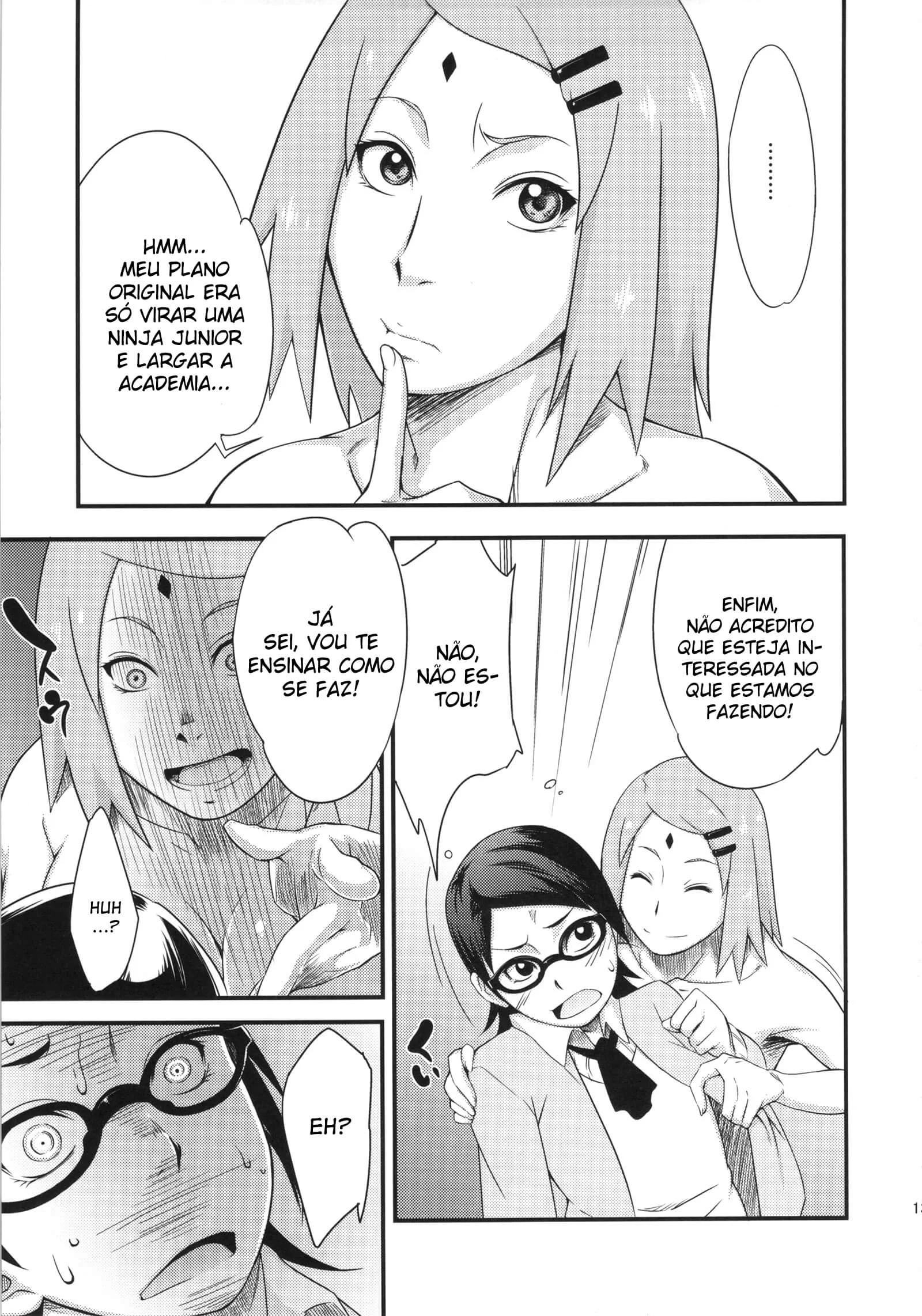 Perversão Proibida: Sakura Sendo Arrebentada Pelas Jutsus Picantes do Boruto