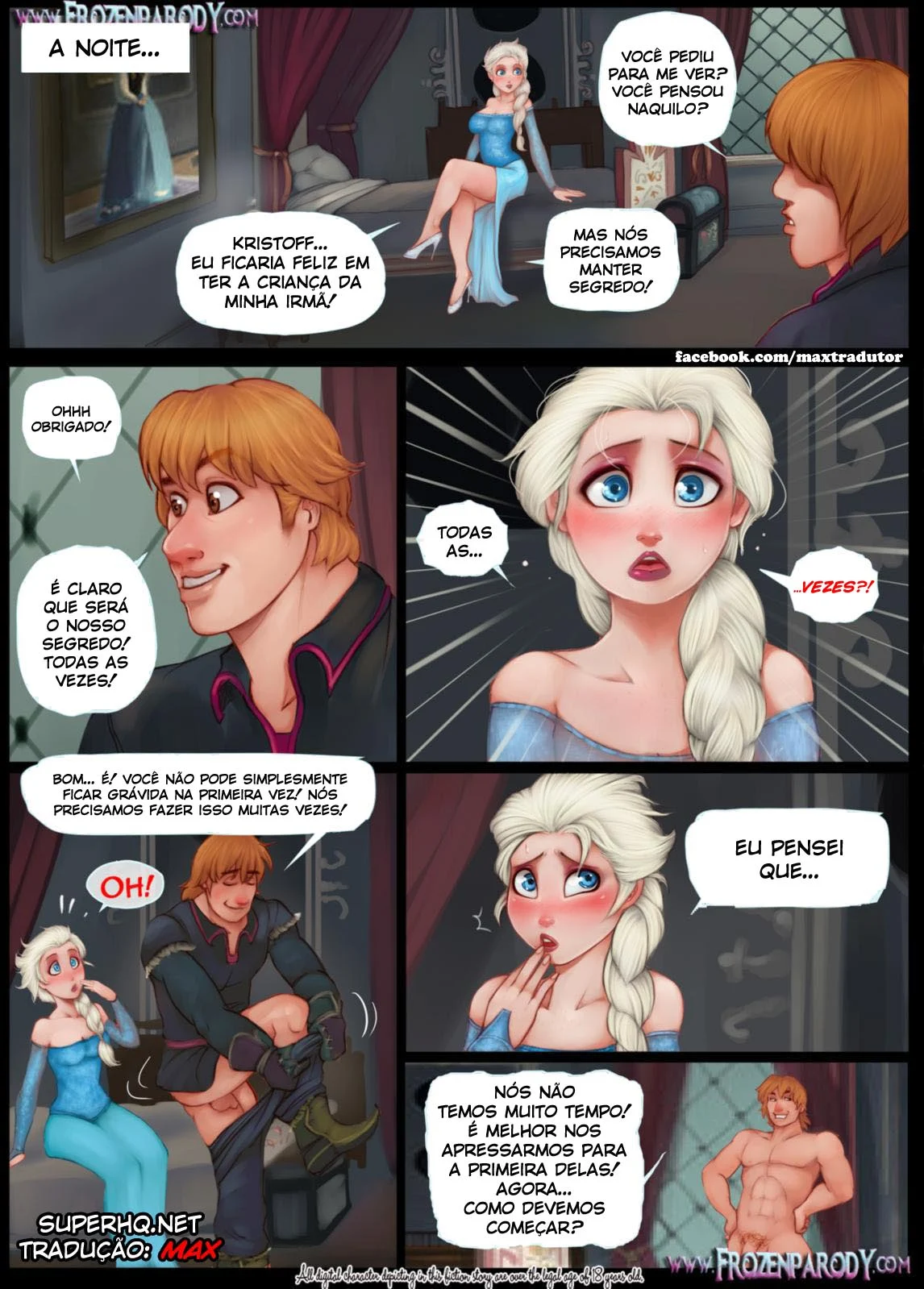 Quadrinhos Eróticos da Disney: Elsa Transando com o Cavalo no Reino do Gelo Quadrinhos Eróticos da Disney: Elsa Transando com o Cavalo no Reino do Gelo