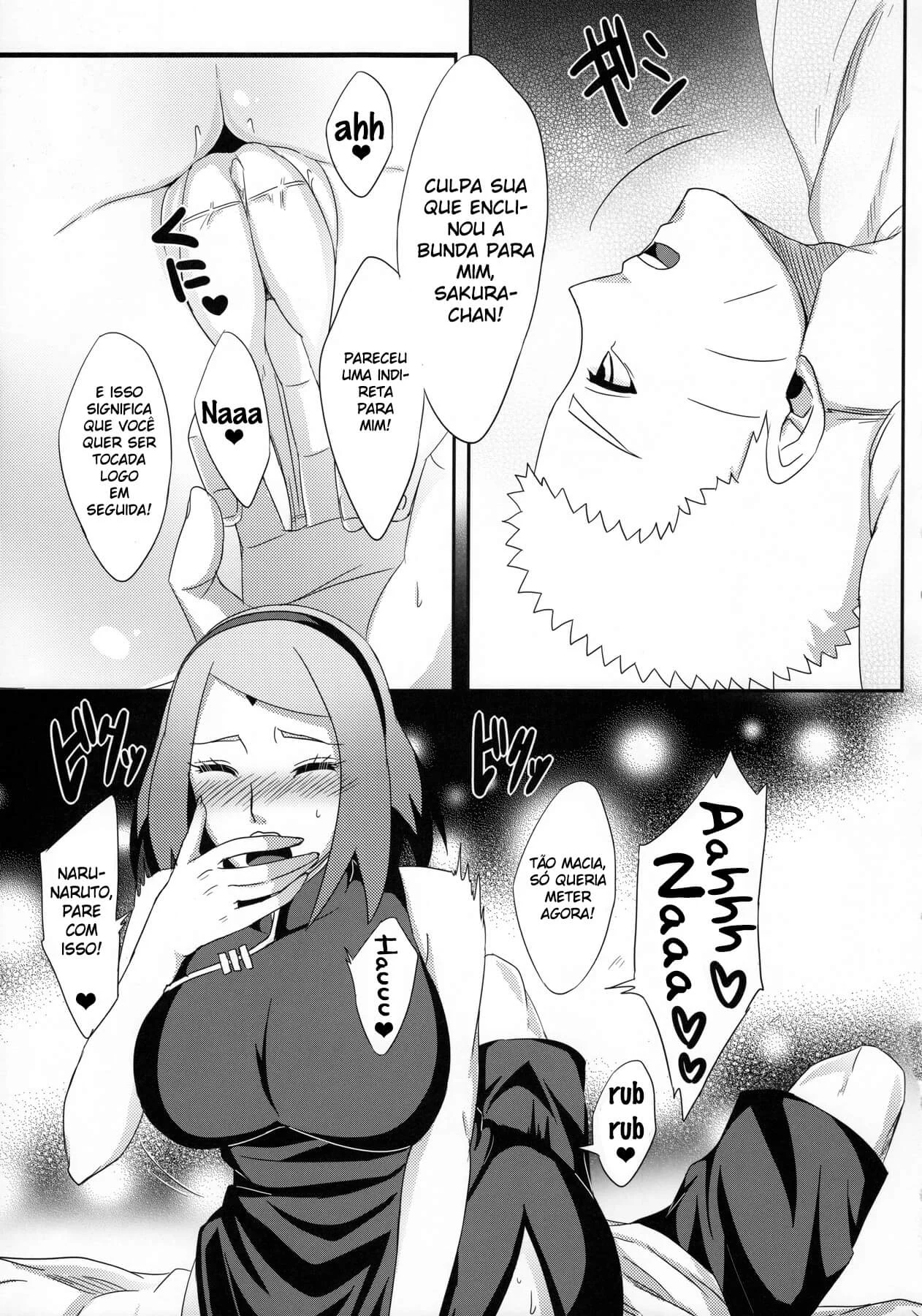 HQ Pornô Explícita: Naruto Dando Duro com a Safada da Sakura