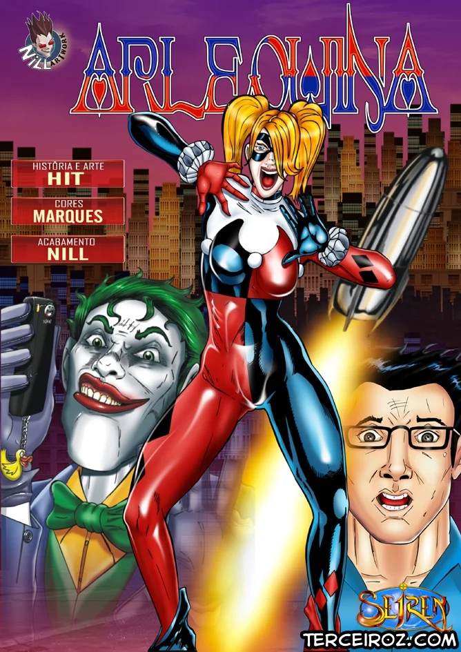 Título reescrito: HQ Erótica: Coringa Domina Arlequina com Sexo Explícito - Cenas Quentes de Hentai Aqui está o título reformulado: Hentai Explícito: Coringa Fode o Cu da Arlequina - Sexo Anal em HQ
