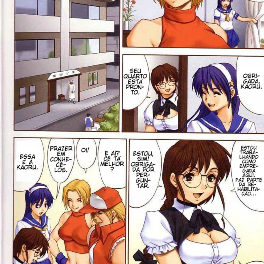 RPG Erótico: Orgia Explícita das Heroínas de The King of Fighters em HQ