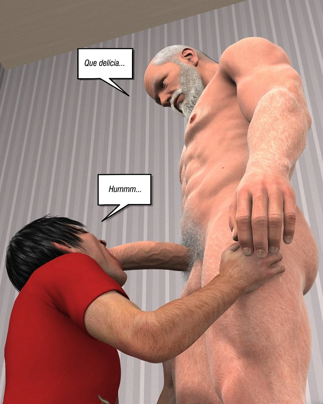 Hentai Gay em 3D: Quadrinhos Eróticos Explícitos com Cenas de Sexo Intenso