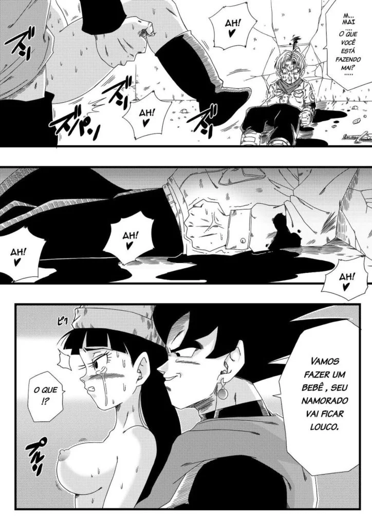 Goku Black Domina Violentamente a Namorada de Trunks em Cena Explícita Goku Black Domina Violentamente a Namorada de Trunks em Cena Explícita