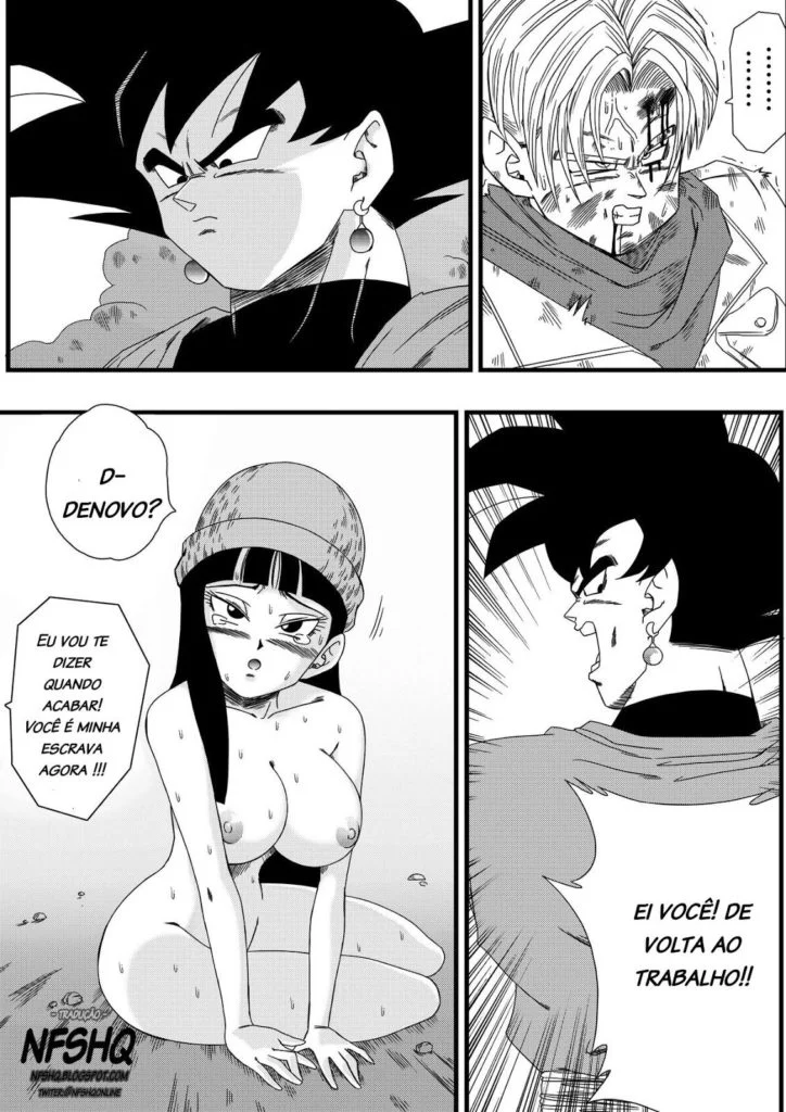 Goku Black Domina Violentamente a Namorada de Trunks em Cena Explícita Goku Black Domina Violentamente a Namorada de Trunks em Cena Explícita