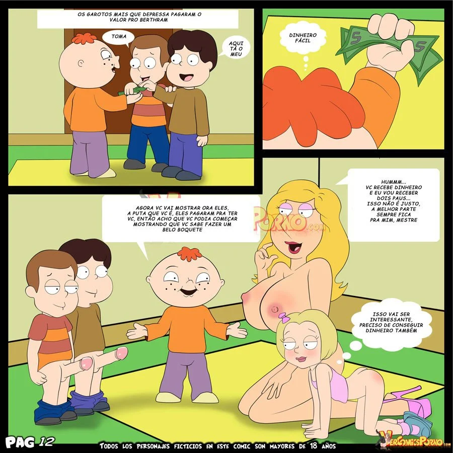 Incesto Tabu em Quadrinhos Eróticos: Family Guy 04 - Sexo Explícito