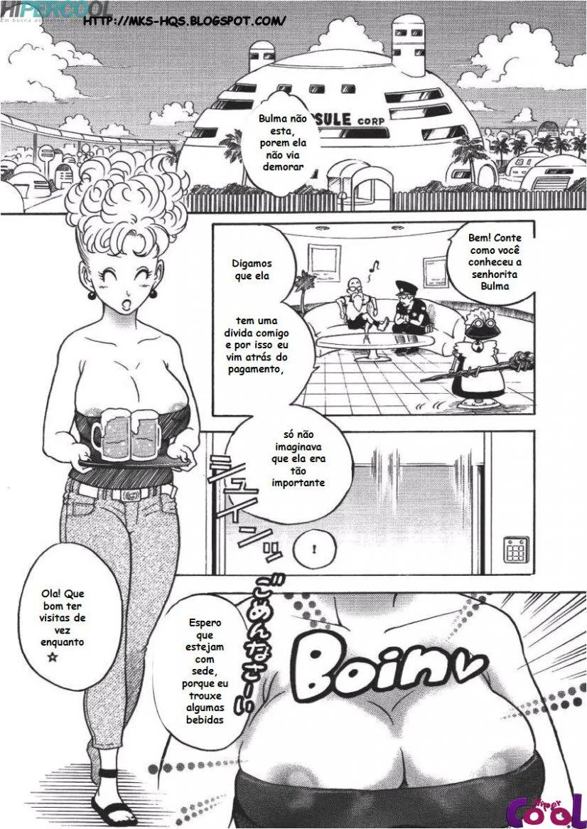 Dragon Ball Proibido: Sexo Explícito com a Mestre Kame em HQ