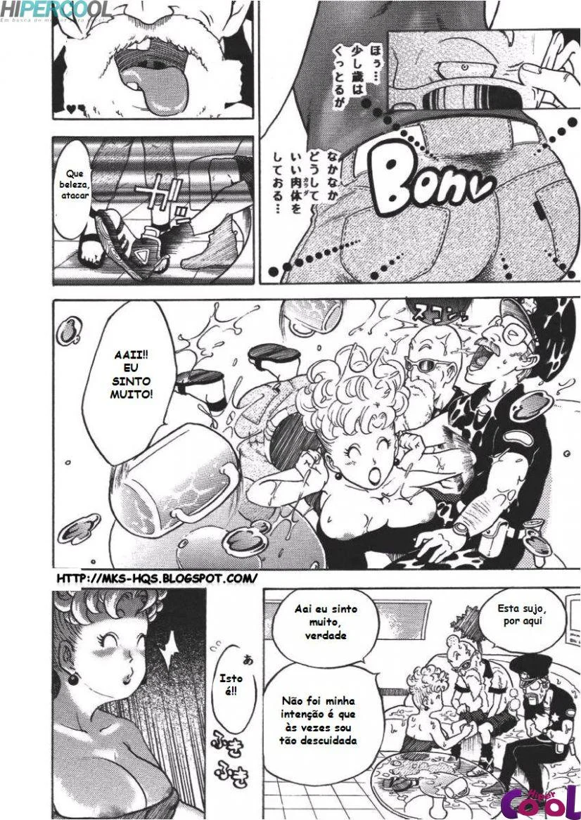 Dragon Ball Proibido: Sexo Explícito com a Mestre Kame em HQ