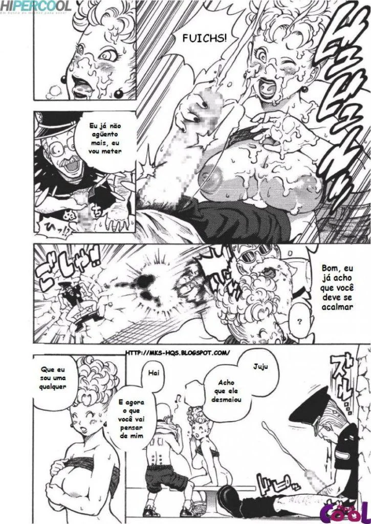 Dragon Ball Proibido: Sexo Explícito com a Mestre Kame em HQ