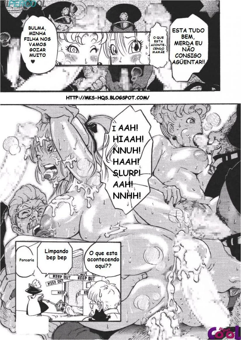 Dragon Ball Proibido: Sexo Explícito com a Mestre Kame em HQ
