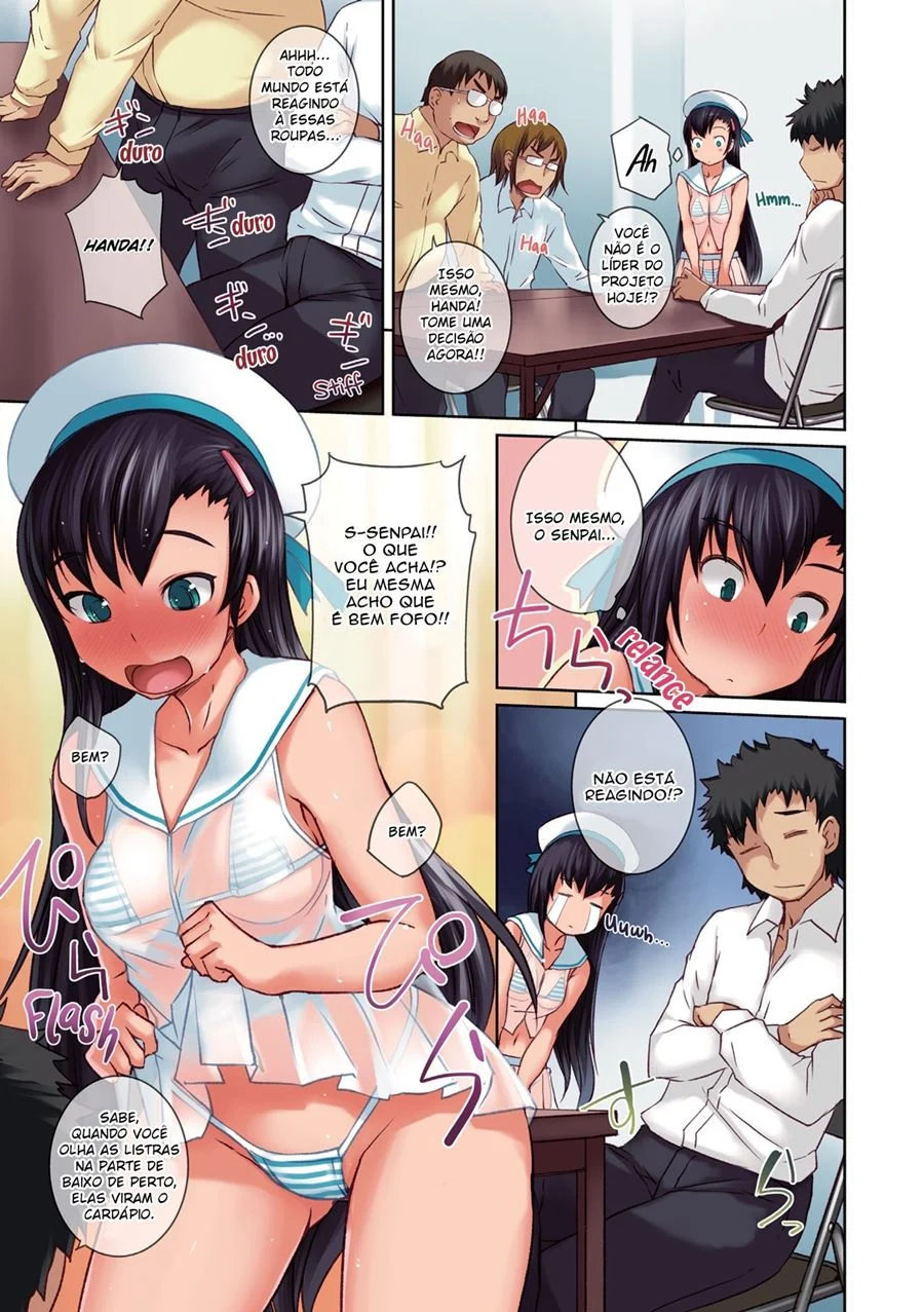 Nosso Projeto de Uniforme - HQ Pornô com Alunas Cobiçosas e Cenas Explícitas