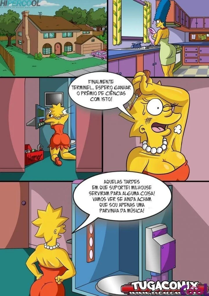 Os Simpsons e Futurama - Quadrinhos Eróticos Explícitos que Vão Te Deixar de Pau Duro