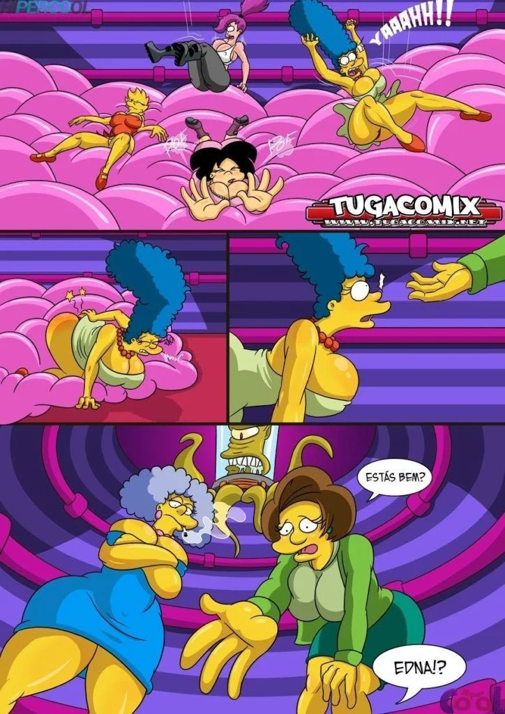 Os Simpsons e Futurama - Quadrinhos Eróticos Explícitos que Vão Te Deixar de Pau Duro