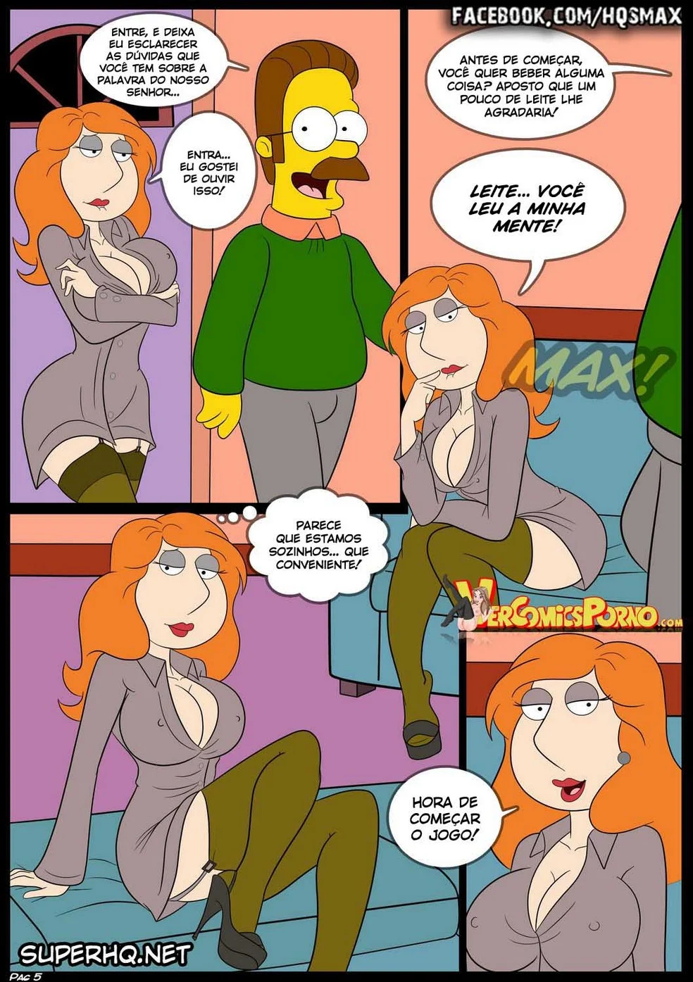 Simpsons Proibidos: Família em Orgia Selvagem - Hentai de Puta Safadeza