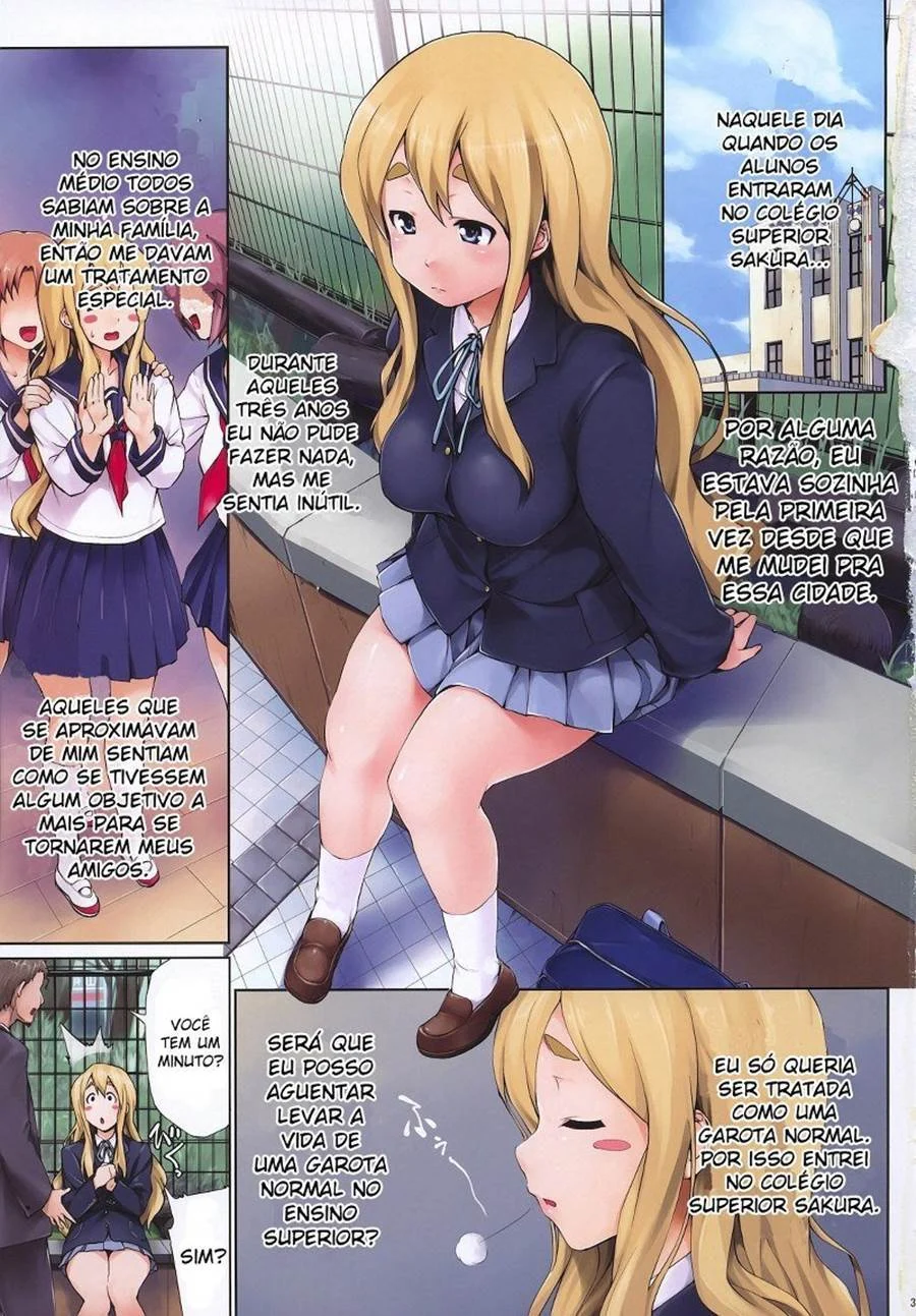 Lésbicas Safadas do K-On Proibidas de Siriricar no Colégio
