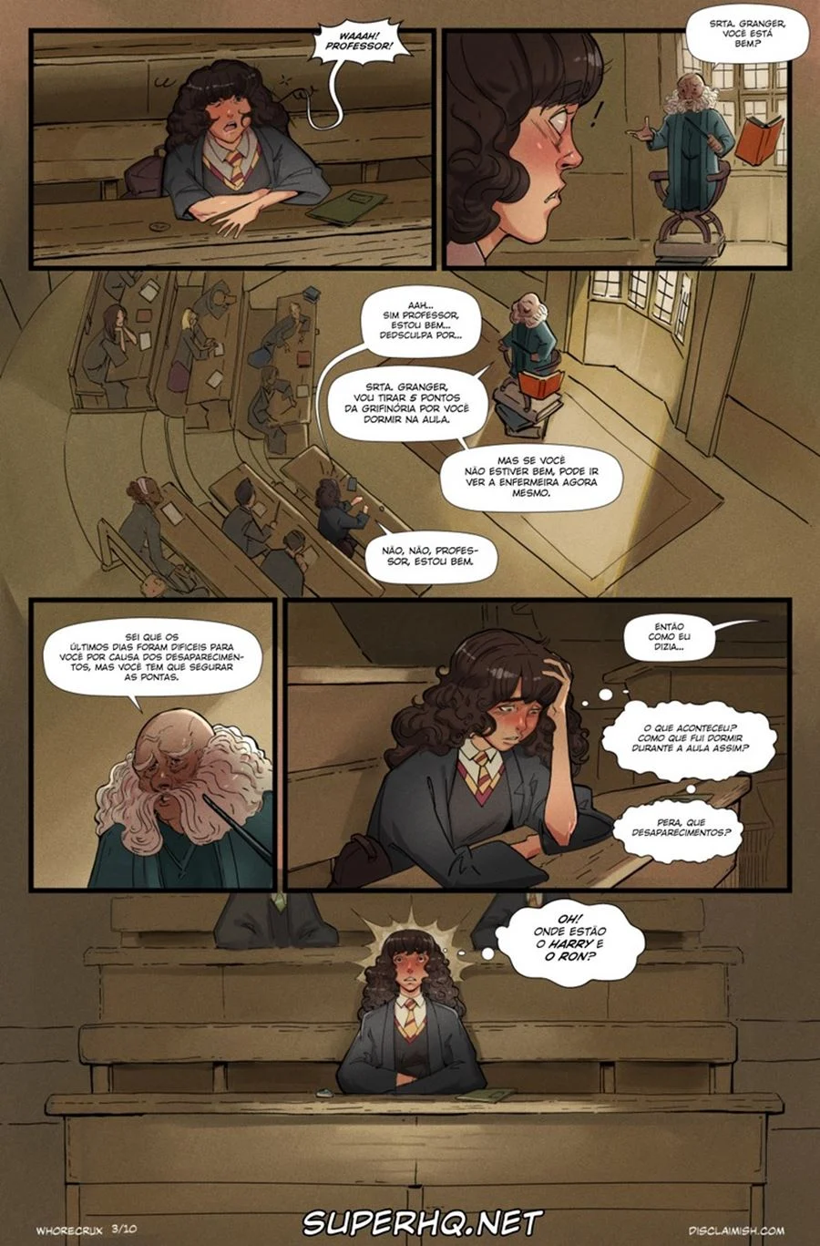 HQ Explícita: Hermione Dividida Entre Magia e Prazer