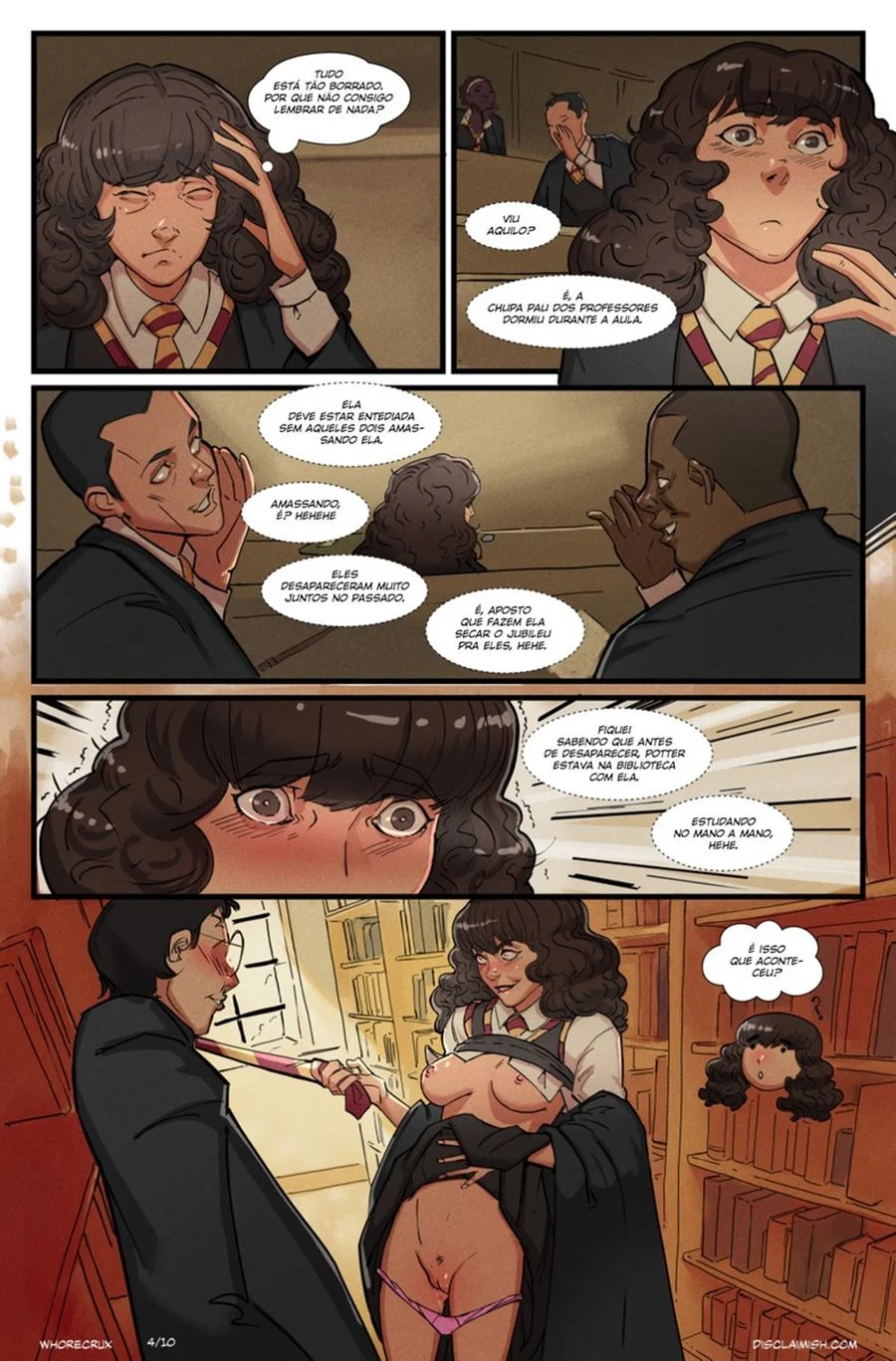 HQ Explícita: Hermione Dividida Entre Magia e Prazer