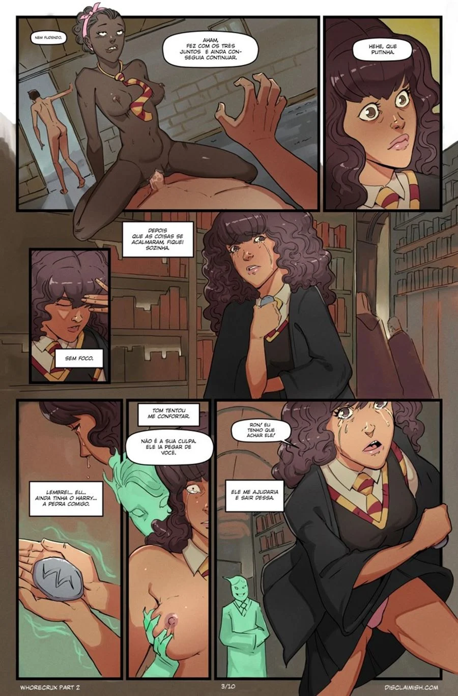 Hermione Granger Escrava Sexual de Lord Voldemort: Orgasmos e Feitiços Proibidos