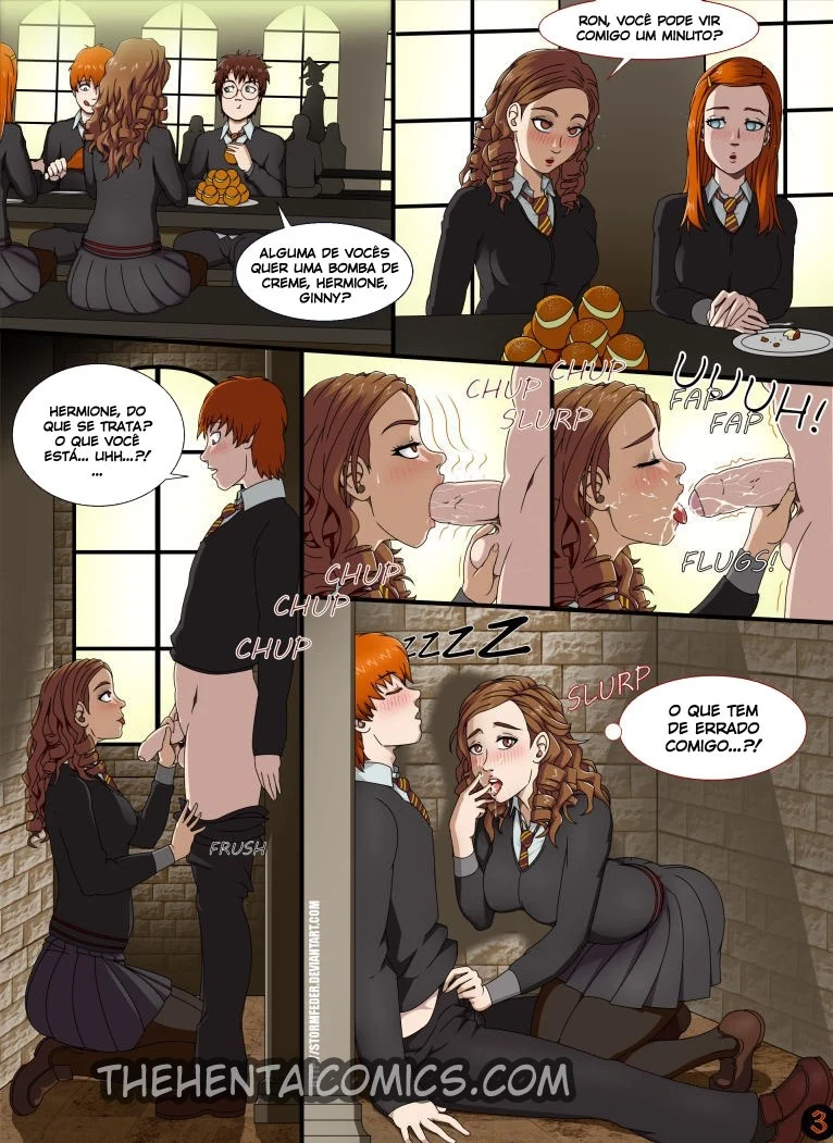 Hermione Apresenta uma Orgia Proibida em Hogwarts - HQ Explícita Hermione Apresenta uma Orgia Proibida em Hogwarts - HQ Explícita