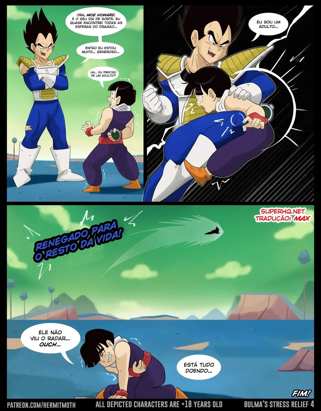 Sexo Explícito da Bulma Aliviando Todo o Estresse - Sem Limites