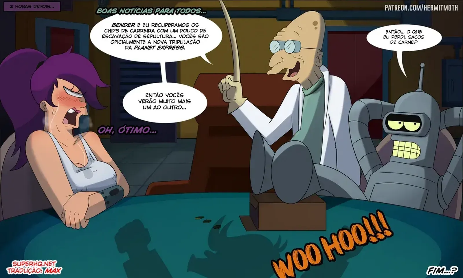 Sexo Explícito com Leela Revistinha - Futurama na Cama