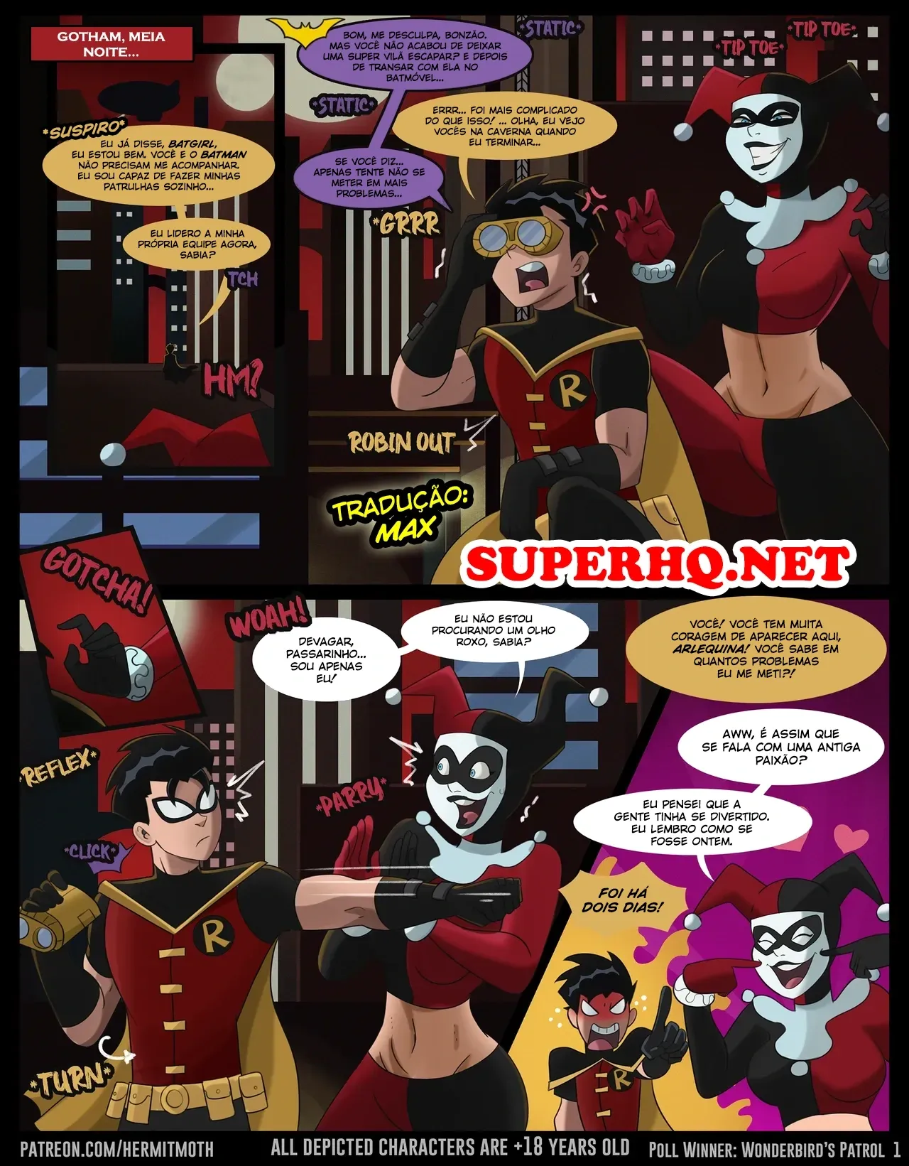 Safadeza de Arlequina e Robin: Orgia Proibida no Covil do Batman Safadeza de Arlequina e Robin: Orgia Proibida no Covil do Batman