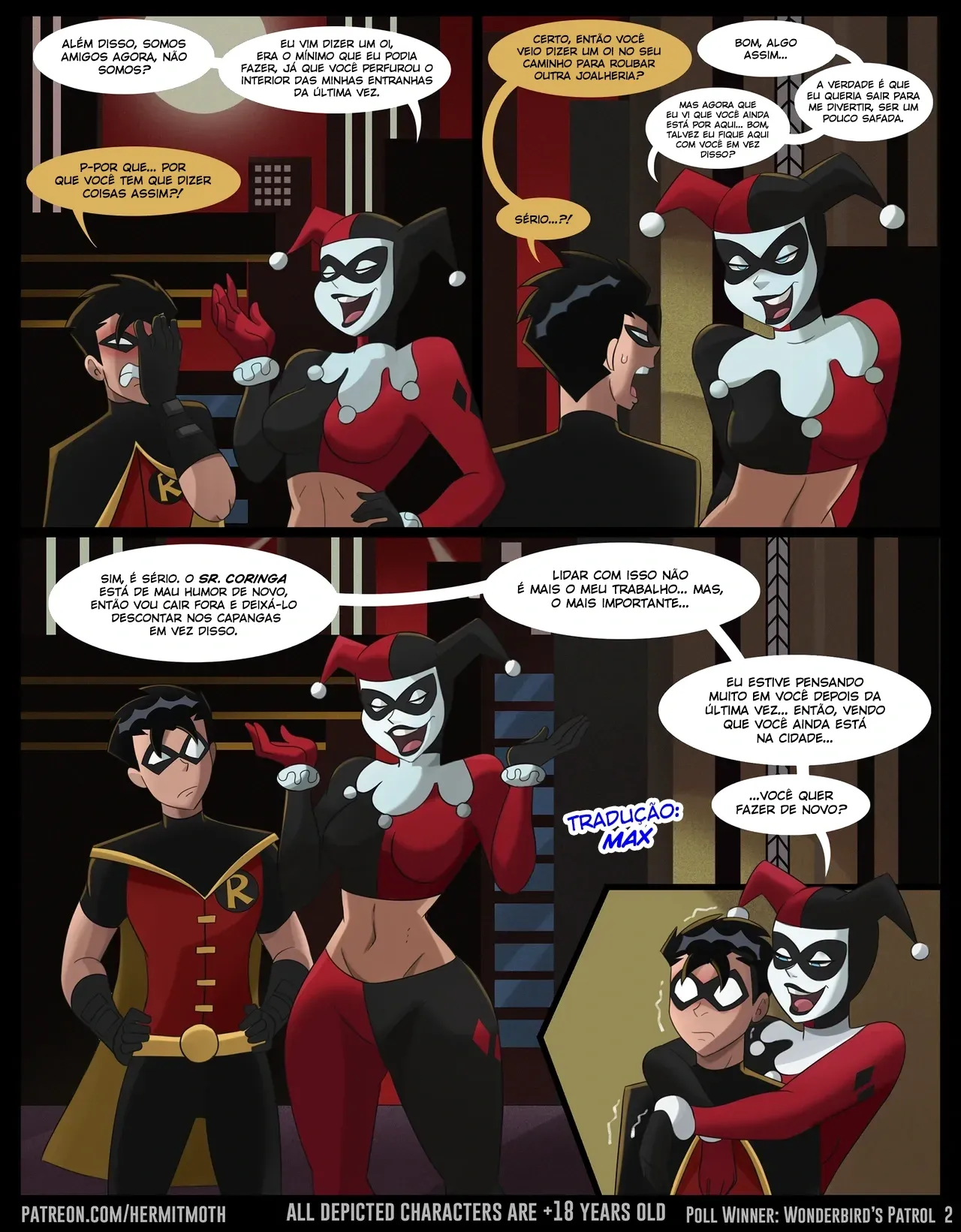 Safadeza de Arlequina e Robin: Orgia Proibida no Covil do Batman Safadeza de Arlequina e Robin: Orgia Proibida no Covil do Batman