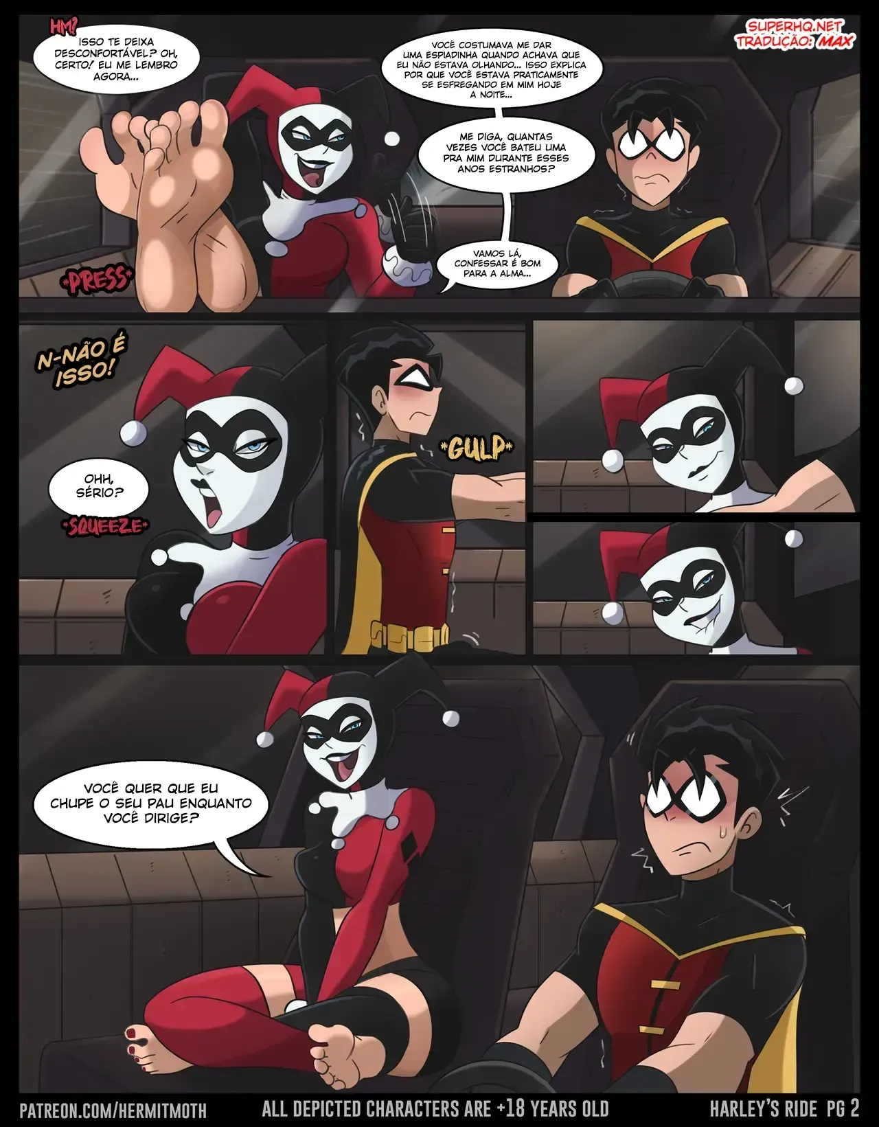 Harley Quinn Transada no Batman: Aventura Erótica com a Arlequina