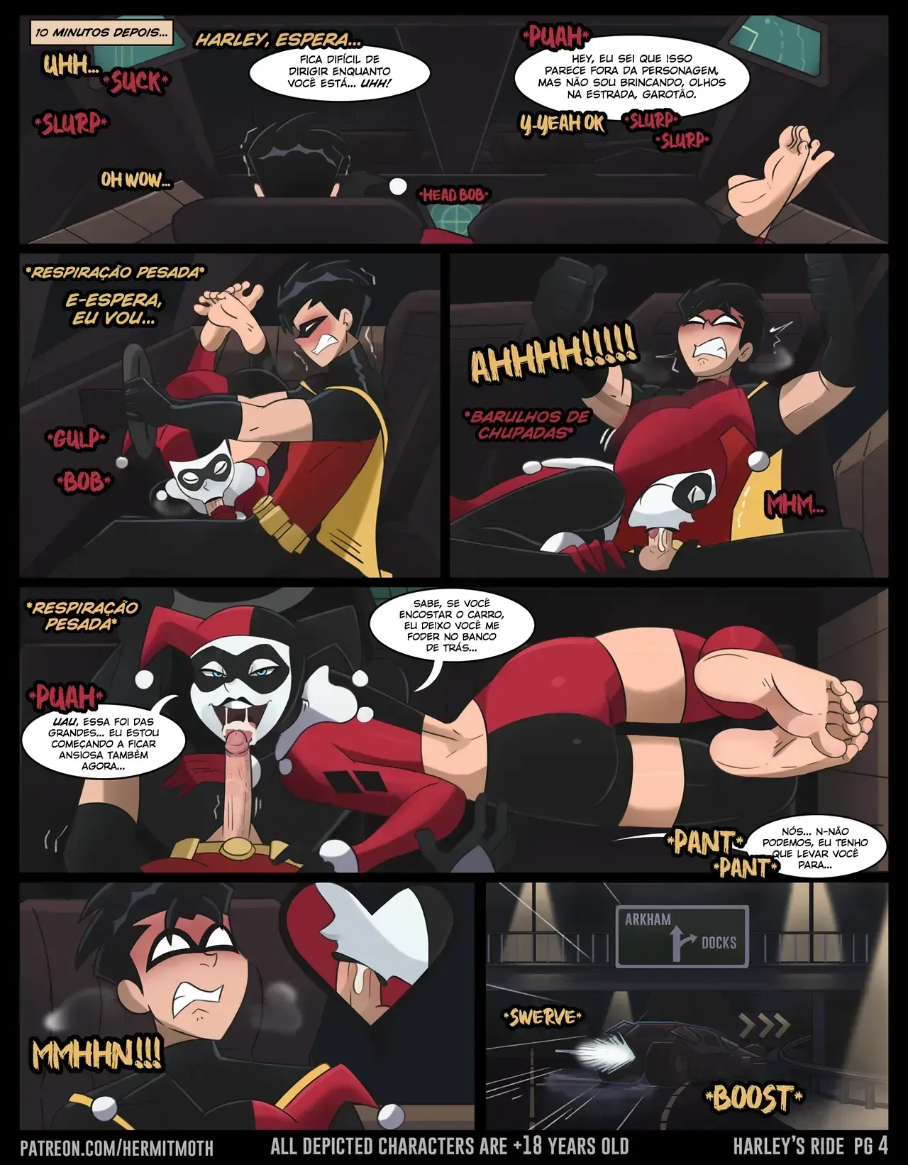Harley Quinn Transada no Batman: Aventura Erótica com a Arlequina
