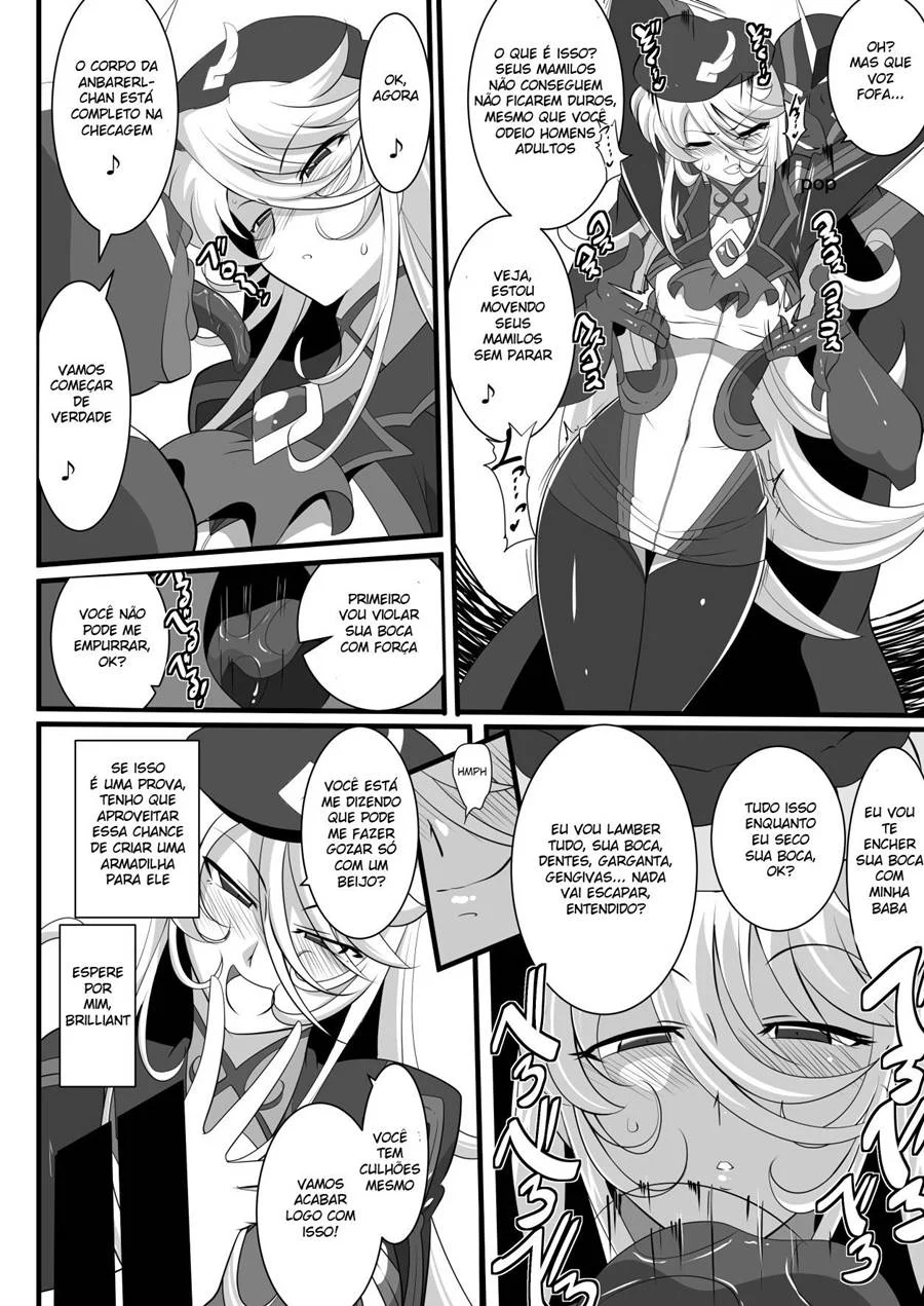 Hentai de Fêmea Dominadora Subjugando a Heroína com Prazer Sádico