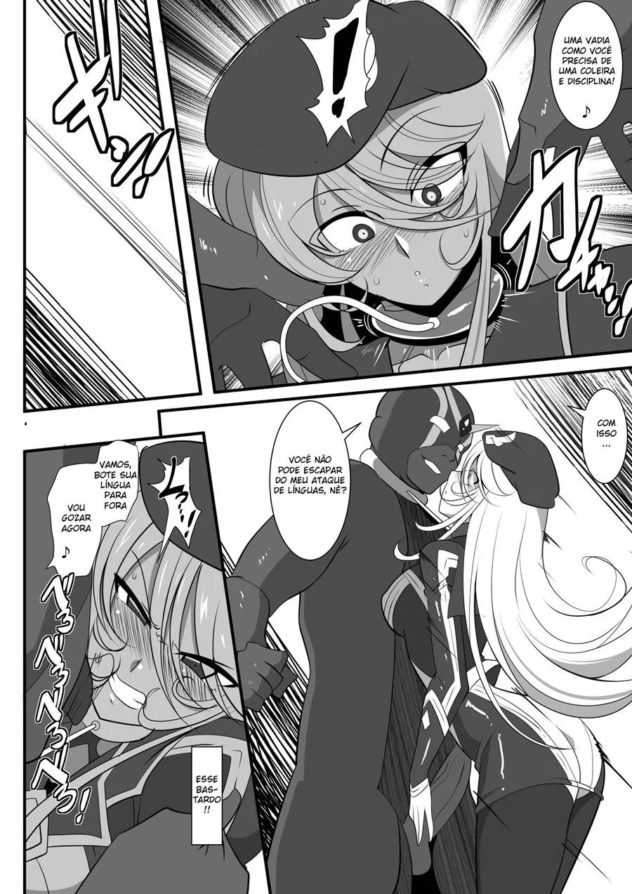Hentai de Fêmea Dominadora Subjugando a Heroína com Prazer Sádico