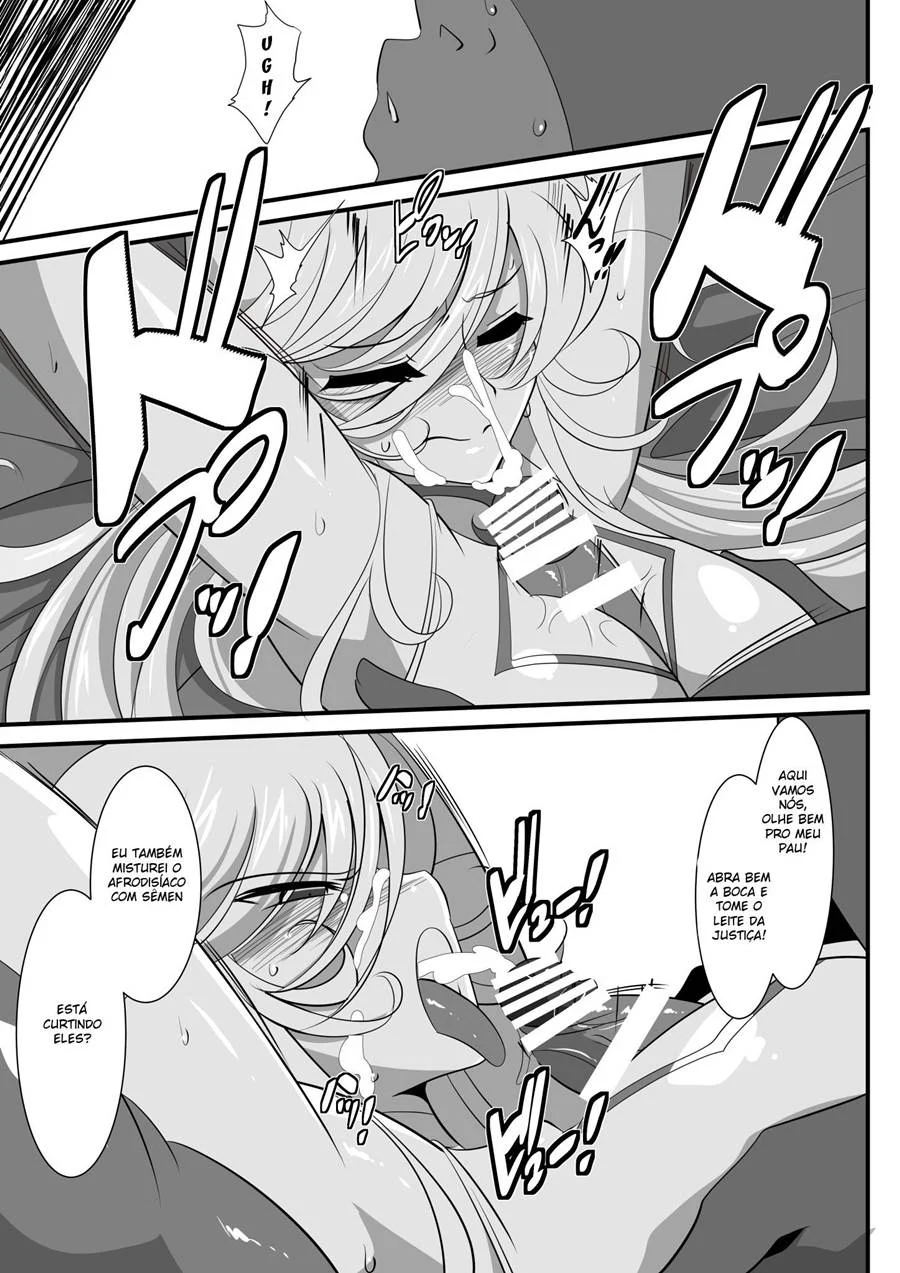 Hentai de Fêmea Dominadora Subjugando a Heroína com Prazer Sádico