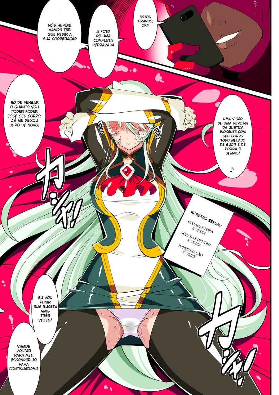 Hentai de Fêmea Dominadora Subjugando a Heroína com Prazer Sádico