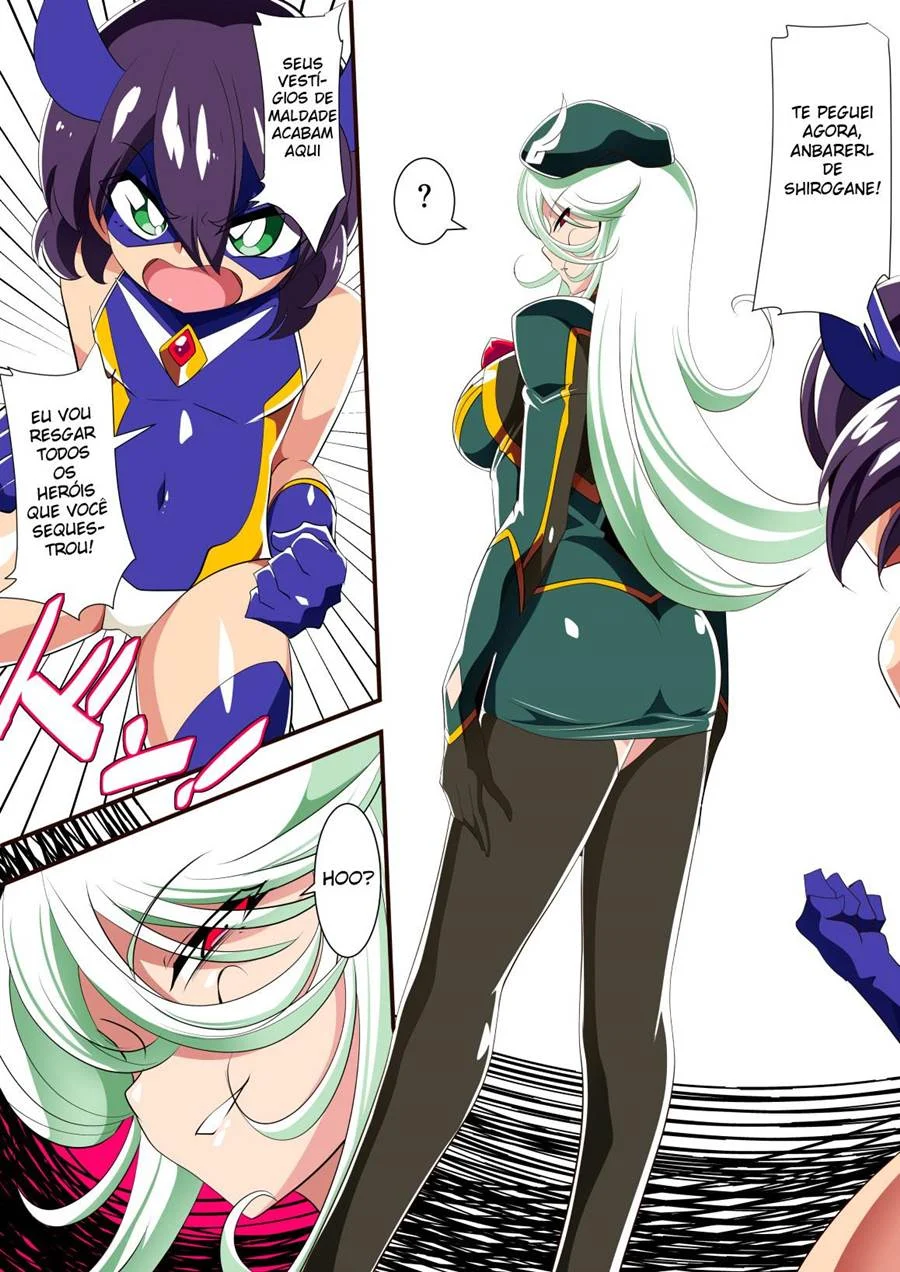 Hentai de Fêmea Dominadora Subjugando a Heroína com Prazer Sádico