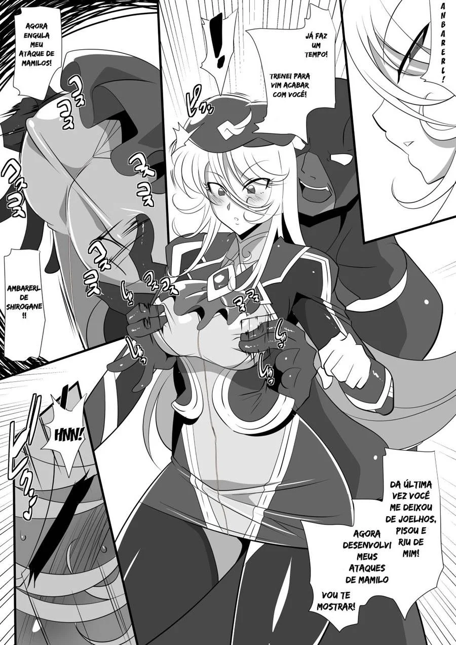 Hentai de Fêmea Dominadora Subjugando a Heroína com Prazer Sádico