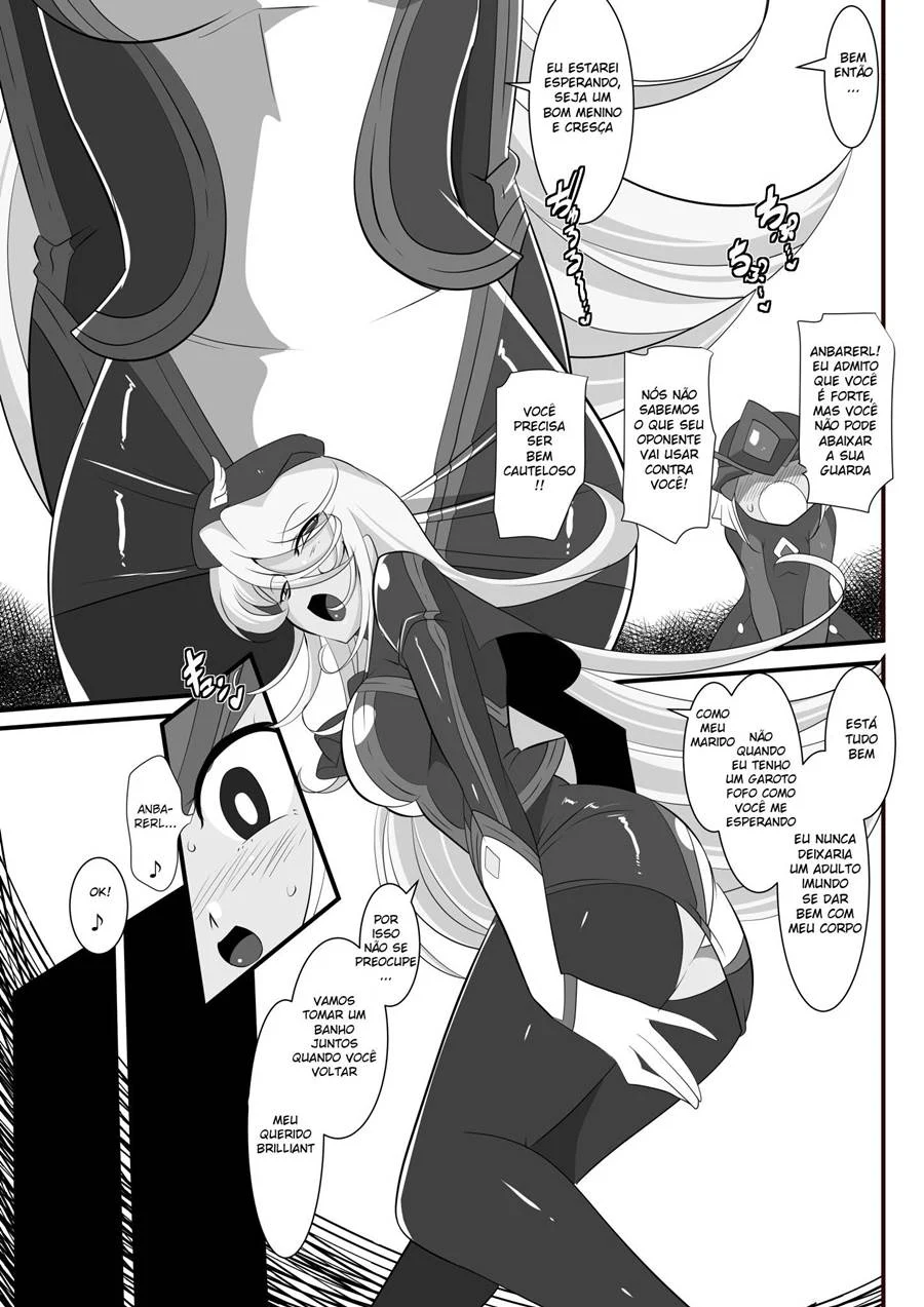 Hentai de Fêmea Dominadora Subjugando a Heroína com Prazer Sádico