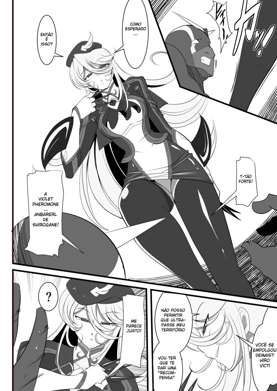 Hentai de Fêmea Dominadora Subjugando a Heroína com Prazer Sádico