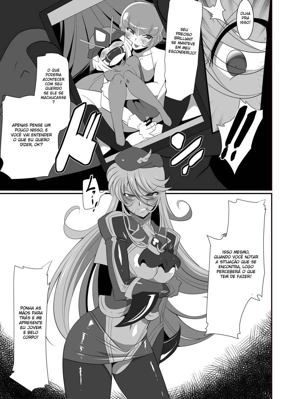 Hentai de Fêmea Dominadora Subjugando a Heroína com Prazer Sádico