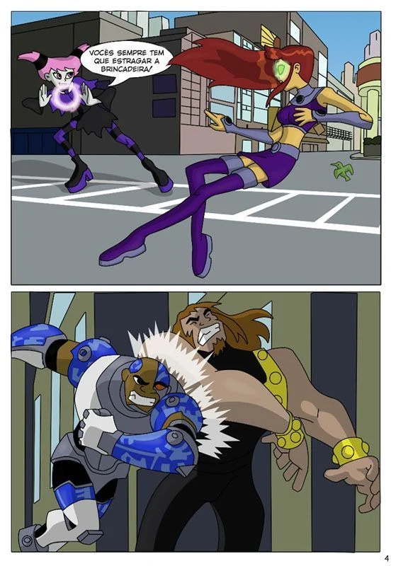 Maldição dos Jovens Titãs em Quadrinhos Eróticos – HQ Pornô Explícita