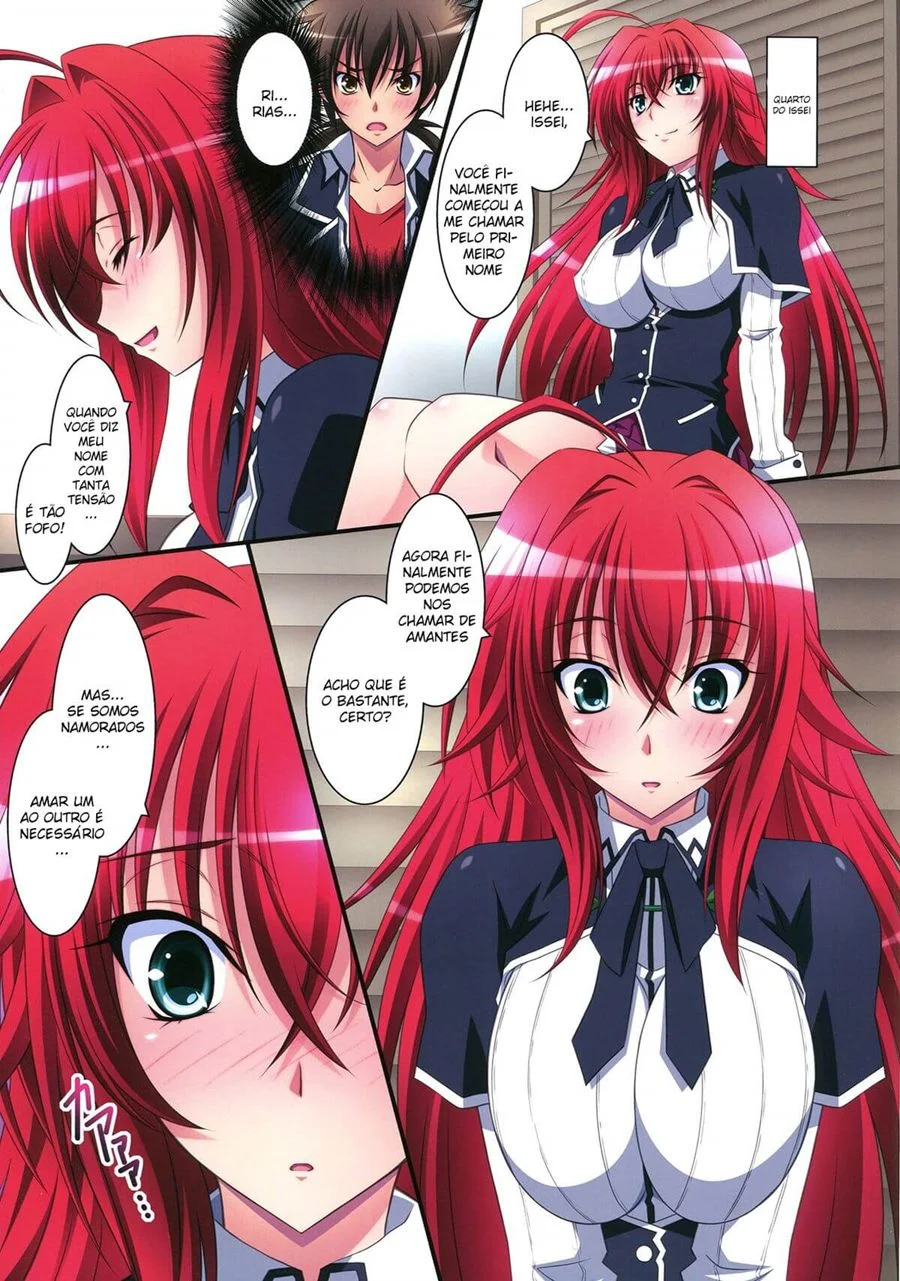 Explosão de Putaria em Quadrinhos: Highschool DXD Nua e Sem Vergonha