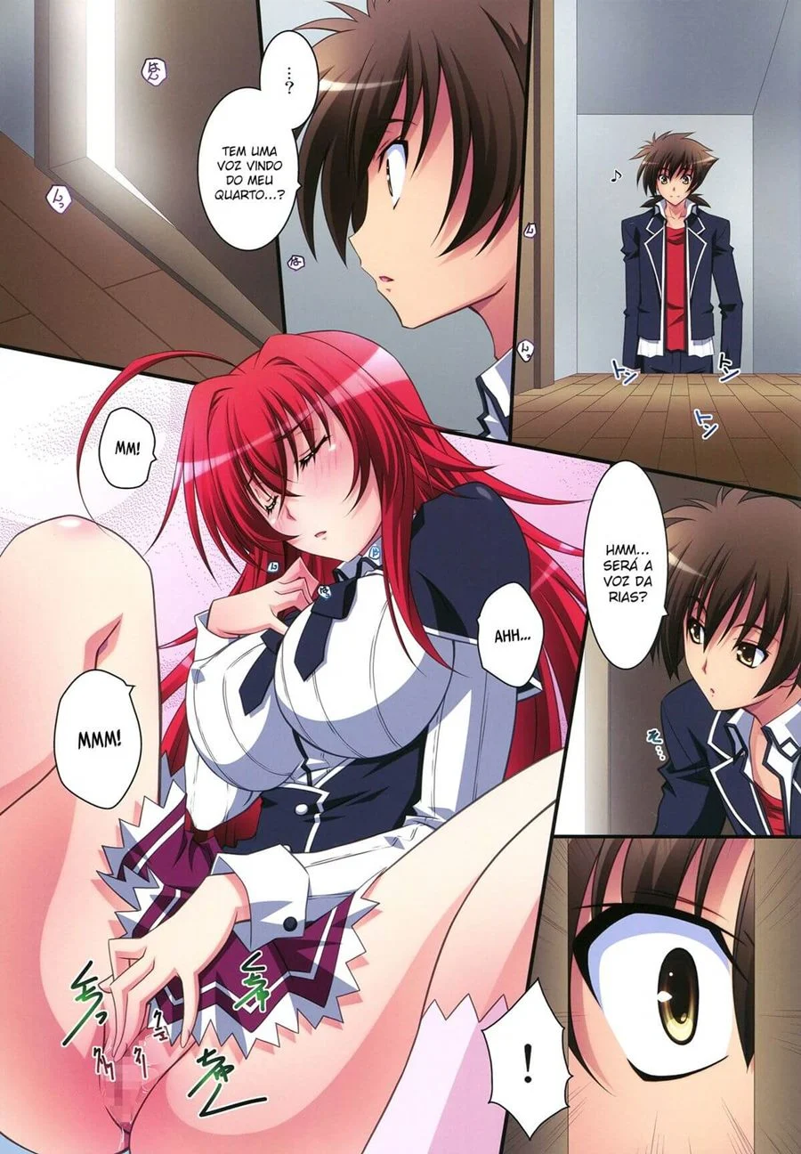 Explosão de Putaria em Quadrinhos: Highschool DXD Nua e Sem Vergonha