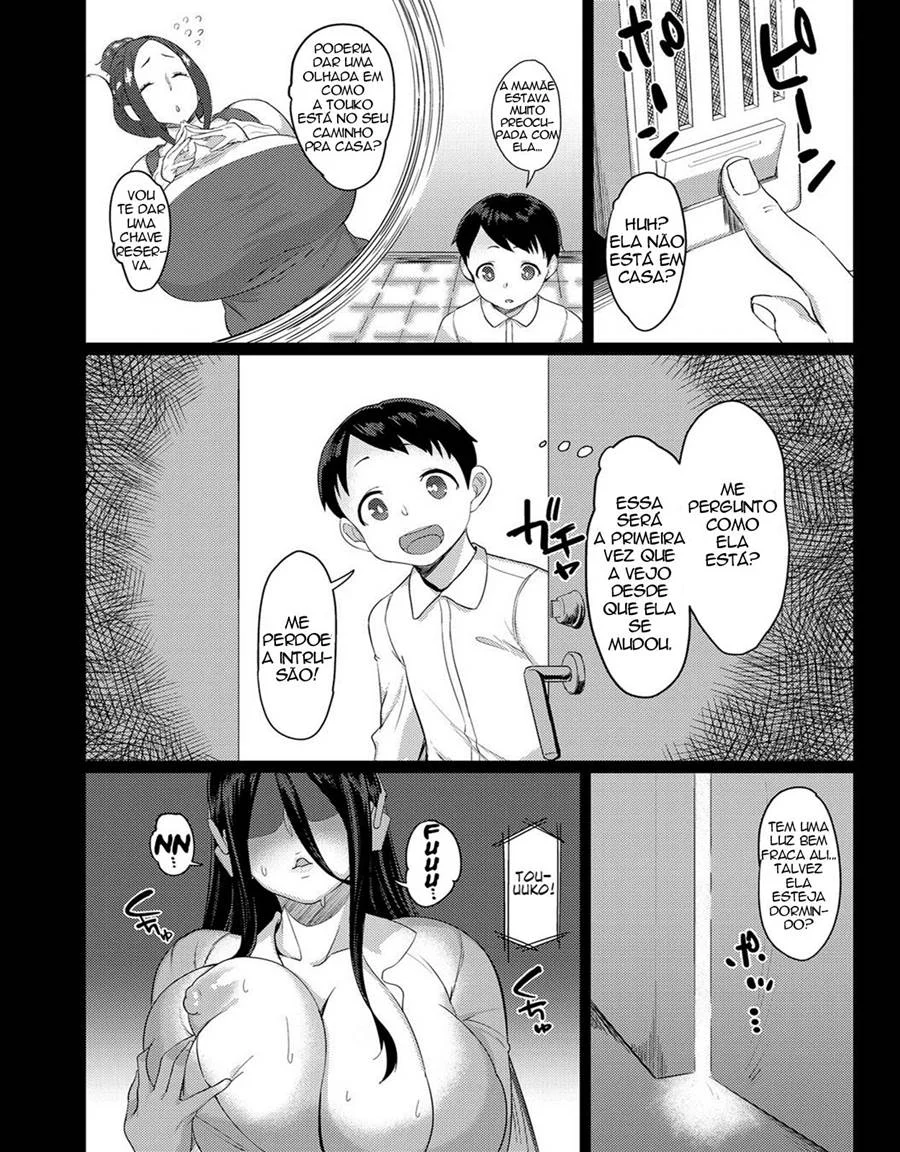 Irmã Gemendo de Prazer pelo Irmão Mais Novo - Hentai Picante de Incesto