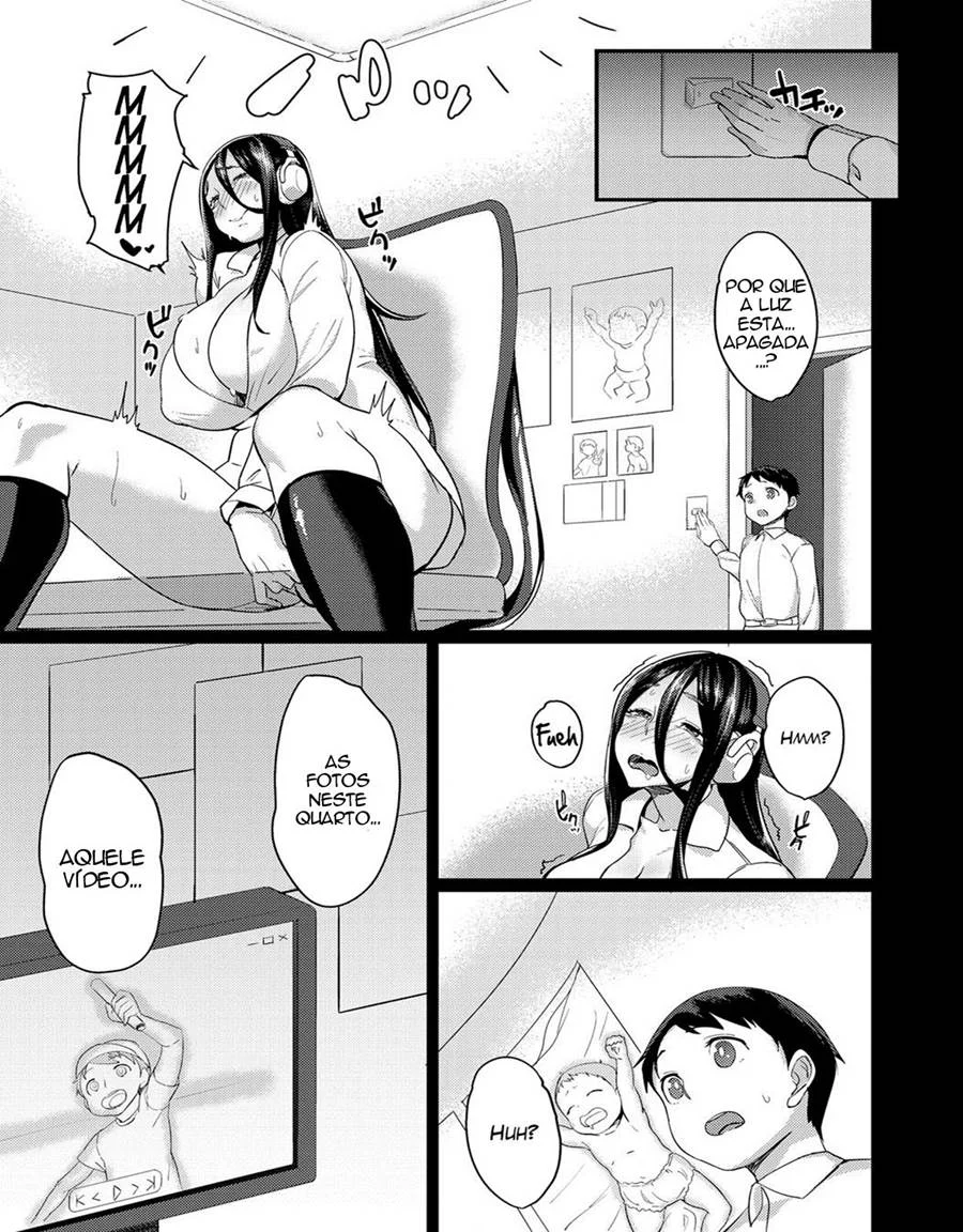 Irmã Gemendo de Prazer pelo Irmão Mais Novo - Hentai Picante de Incesto