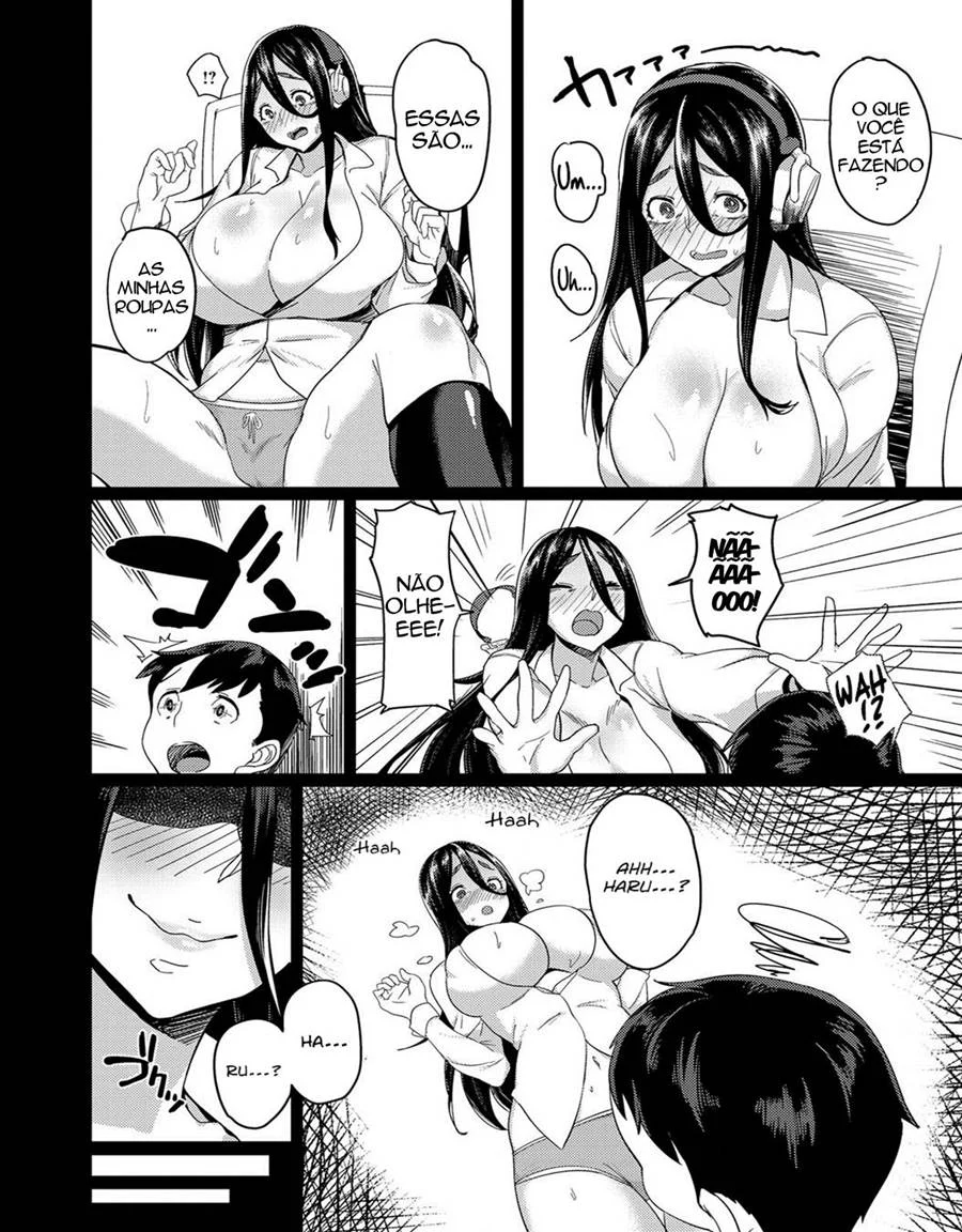 Irmã Gemendo de Prazer pelo Irmão Mais Novo - Hentai Picante de Incesto
