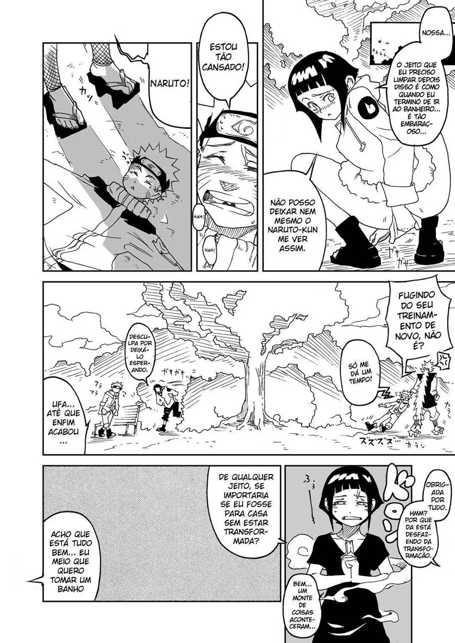 Hinata Melada de Tesão Implorando por Pirocada no Quadrinho Erótico